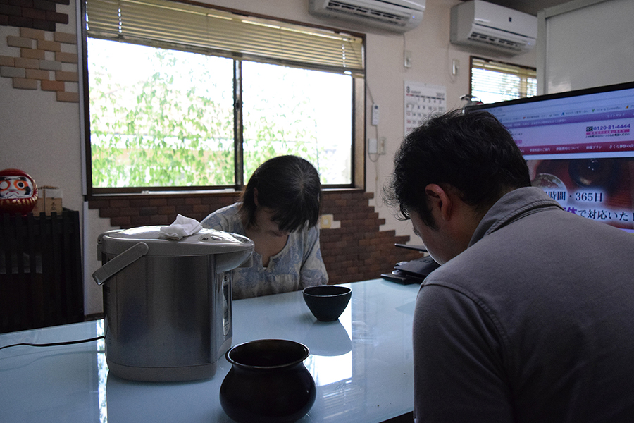 さくら葬祭の茶道研修